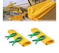 Manta De Seguridad Eléctrica De 20 KV, Manta Aislante De Alta Tensión Para Electricistas, Clip Aislante, Para Cubrir Equipos Eléctricos(2 pack,39.4x39.4in/1000x1000mm)