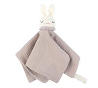 Manta de seguridad para bebés de ganchillo para niños y niñas, transpirable, toalla calmante para el estado de ánimo, baba para niños, juguete de pacificación, calma la toalla babeando
