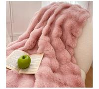 Manta de sofá, Manta de Felpa, Suave y esponjosa, Manta Tipo Chal de Oficina, Manta de sofá con Aire Acondicionado para la Siesta, Manta de Alta Gama(Color:A,Size:200 * 230cm)