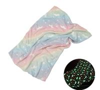 Manta de sofá suave, manta decorativa que brilla para todas las edades, crea una manta luminosa