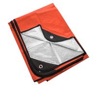 Manta de supervivencia al aire libre, manta de supervivencia reutilizable,Manta de mochilero portátil - Lona reflectante térmica de 59x82 pulgadas para escalada, equipo de supervivencia al aire libre