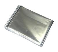Manta de supervivencia de emergencia - PET aluminio 160x210cm térmica | Manta térmica con impermeable, camping, senderismo, mantas de emergencia | Camping de rescate al aire libre, juego de desastres