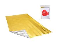 Manta de supervivencia espacial genérica | Equipo al aire libre ligero - Manta de seguridad térmica de 130 x 210 cm, para camping, viajes, escalada, caza, invierno, clima frío, nieve y cuerpo
