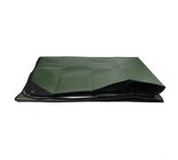 Manta de supervivencia para acampar al aire libre, lona reflectante térmica aislada, material no tejido de calidad, refugio plegable ligero para senderismo, caza, playa, naranja (verde)