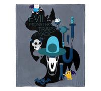 Manta de tacto de seda de Hora de Aventuras del Noroeste, 50 x 60 pulgadas, trampas y magia de monstruos