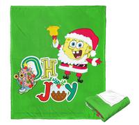 Manta de tacto sedoso de Bob Esponja, Oh, alegres vacaciones, Aggretsuko Comics, 50"" x 60"" (D0102HAR69A).