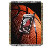 Manta de tapiz tejida unisex para adultos de los Portland Trail Blazers de la NBA del Noroeste, 122 x 152 cm. Foto real.