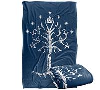 Manta de The Lord of The Rings de 36 x 58 pulgadas, diseño de árbol de Gondor, tacto sedoso, súper suave