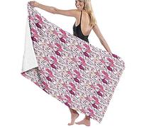 Manta de toalla de baño grande, árbol de sakura de la naturaleza del Lejano Oriente con capullos y flores que vienen de la primavera, toalla de playa para hotel familiar, viajes, deportes de natación,