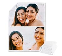 Manta de vellón Personalizada a Partir un Collage Fotos para niños o Adultos, Mantas Franela Personalizadas Mascotas con Foto y niñas, Regalo cumpleaños la Familia(80x120cm)