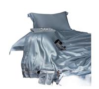 Manta De Verano Edredón refrescante de seda de morera for verano, 100% Tencel, edredón refrescante for viajes de Hotel, 4 Uds., edredones de aire acondicionado lavables a máquina(Quilt 2.2x2.4m 4p BU)