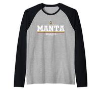 Manta Ecuador Camiseta Manga Raglan