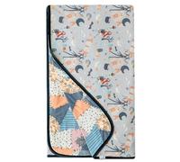 Manta elástica de punto de 3 capas jumbo con texto en inglés "Pesadilla antes de Navidad" Copper Pearl