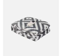 Manta elect.tejada etnico gris/blanco 120w 160x120cm 3 niveles,autoapa