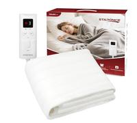 Manta Electrica 150x80 cm, Calefacción de 10 Niveles, Lavable a Máquina, Apagado Automático y Protección de Sobrecarga, Manta Térmica para Cama Individual, Sofá, Oficina, Colchón