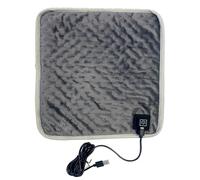 Manta eléctrica - Alfombra eléctrica universal y multifuncional de 12 x 10 pulgadas - Manta térmica suave y con cable de datos de extensión de 1,5 m para el cuello, las piernas