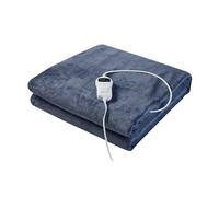 Manta eléctrica archi 10 niveles de calor 120w vlies 180x130 cm - azul claro [en.casa]