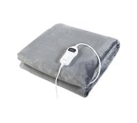 Manta eléctrica archi 10 niveles de calor 120w vlies 200x150 cm - gris claro [en.casa]