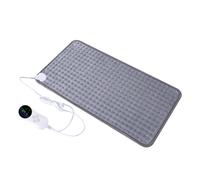Manta Eléctrica de 30x60 Cm, Almohadilla Térmica, Manta Calentadora para el Cuerpo, Compresas Húmedas, Almohadilla Térmica de Abundancia, Enchufe