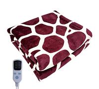 Manta Eléctrica Lumbar,Baratas y Suave Termica Calefactora Almohadilla,10 Ajustes de Temperatura,Máquina,Función de Apagado Automático Protección