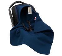 Manta envolvente para asiento de coche para bebés recién nacidos y niños pequeños para otoño-invierno, manta acogedora para cochecitos autositx, cochecitos, por ejemplo Maxi Cosi, (azul marino)