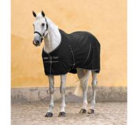 Horseware Ireland Rambo Stable Sheet, Black/Black & Silver - 130 cm Horseware Ireland