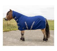 QHP Shetty - Manta de forro polar (65 cm), color azul