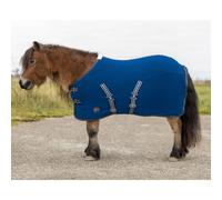 Manta equitación polar para shetlands con correa QHP 75 cm (Longitud total: 105 cm)