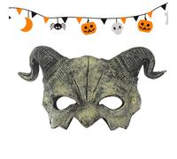 Manta facial espeluznante - 10,63 x 6,69 pulgadas Máscara Halloween | Halloween Horror Masquerade Face Cover, Festive Cosplay Headwear - For Holiday Carnival Parade Events Photoshoots Activities Fest