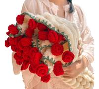 Manta Floral Rosa De Ganchillo Romántica Hecha A Mano Y Encantadora