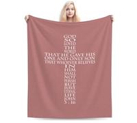 Manta Franela Juan 316 Jesucristo Dios Mantas De Franela Ligeras Cobija para Cama Cálidas Flannel Blanket Sofa para para Cama Doble Regalo M