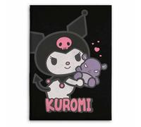 Manta franela kuromi hello kitty 110x150cm