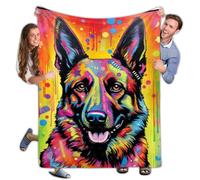 Manta Franela Perros Pastores Belgas Sofa Colcha Cálidas Mantas De Franela Caliente Flannel Blanket para Sofa para Cama Doble Nvierno 125X150Cm