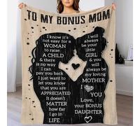 Manta Gigante Personalizada con Foto para mi mamá, tamaño Queen, para Sala de Estar, Dormitorio Infantil, 200 x 230 cm
