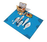 Manta grande de playa, 140 cm x 200 cm, portátil, plegable, manta grande, impermeable, antiarena, para adultos, camping, senderismo, viajes, césped, tienda de vacaciones y verano