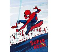 Manta grande de Spider Man Super Hero 130 x 170 cm super suave de forro polar de microfelpa manta sofá manta de sofá Spider-Man Marvel Comics Disney MCU Avengers No Way Home a juego con ropa de cama