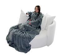 Manta gustosa anunciada en TV con mangas, efecto cachemir, bolsillo para los pies y 2 bolsillos para teléfono/mando a distancia y mucho más - de Brandsseller