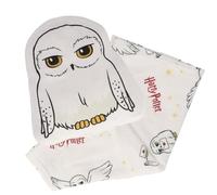 Manta Hedwige con cojín 2 en 1 Harry Potter - Manta suave y esponjosa en un cojín Hedwige, cremallera en la espalda
