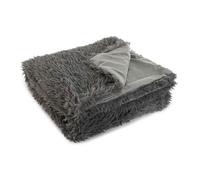 Manta home esprit gris 130 x 170 cm