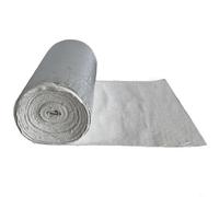 Manta ignífuga de fibra de cerámica de 2 mm de grosor, aislamiento resistente a altas temperaturas para hornos, persiana de puerta de horno, 1 m x 0,5 m