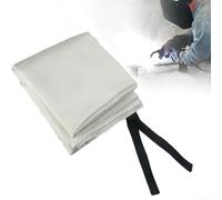 Manta ignífuga de fibra de vidrio para soldadura, protección ignífuga contra chispas y salpicaduras, cubierta de seguridad industrial .2 x 1.8 m