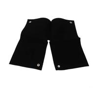 Manta ignífuga de soldadura 30 x 30 cm, resistente al calor hasta 1000 °C, esterilla ignífuga de fibra de vidrio para tubos y espacios estrechos, funda protectora negra con botón de presión (3,5 mm)