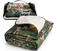 Manta impermeable grande para exteriores EverSnug: forro polar acolchado premium extra grueso, impermeable y resistente al viento, ideal para cam