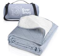Manta impermeable grande para exteriores EverSnug: forro polar acolchado premium extra grueso, impermeable y resistente al viento, ideal para cam