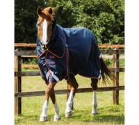 Manta impermeable para caballos con cubrecuello Premier Equine Buster 50 g 221 cm