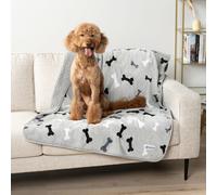 Manta impermeable PetAmi para perros, forro polar sherpa, reversible, para perros medianos y grandes, para gatos, cama, sof , protector de mueble