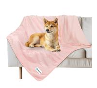 Manta impermeable PetAmi para perros medianos y grandes, a prueba de orina, de forro polar sherpa, reversible, para jaula de gato, suave y lavabl