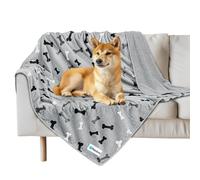 Manta impermeable PetAmi para perros medianos y grandes, a prueba de orina, reversible, impermeable, para cachorros, gatos de interior, suave, la