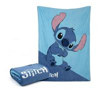Manta Infantil Stitch 160 x 130 cm - Manta Suave y Ligera para Niños y Niñas, Tacto Cálido, Agradable y Muy Confortable, Ideal para Cama o Sofá