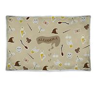 Manta Magia Personalizada con Nombre/Texto. Varios Tamaños. Regalos Frikis Personalizados. Manta Polar Personalizada. Manta 80x125cm 480 g/m2. Manta Coralina Magia